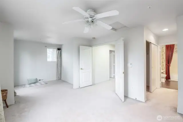 Second Primary bedroom with bathroom attached.