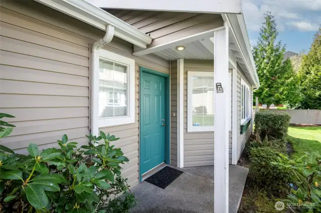 Nice walk way to your front entryway