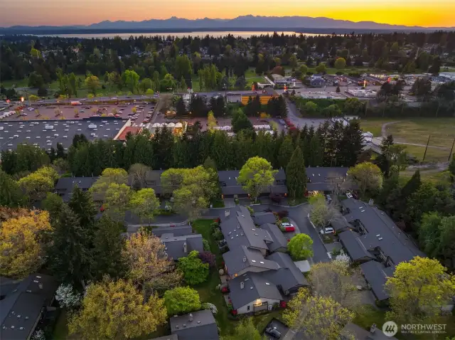 There are plenty of places to walk nearby, and a gate in back of the community that leads to more walking paths.