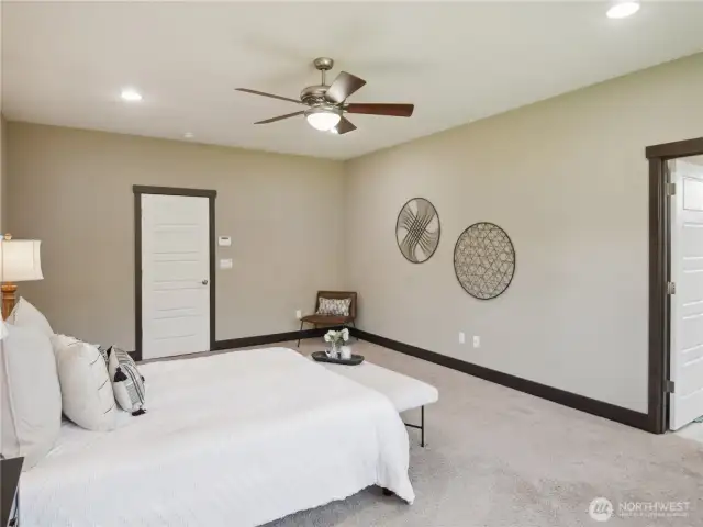Another view of primary bedroom.