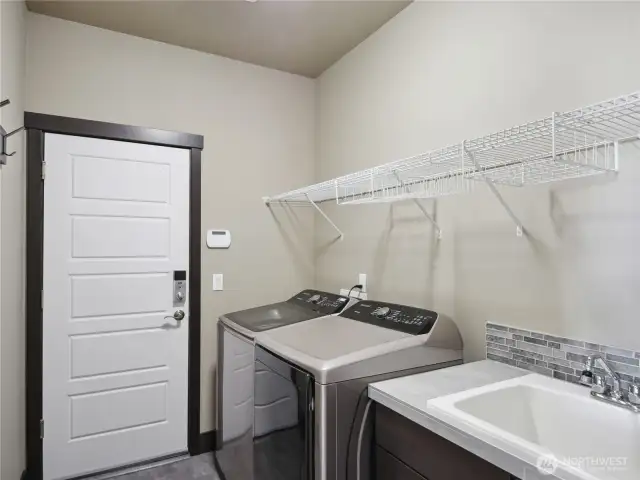 Laundry room, also note that this home is equiped with a security system.