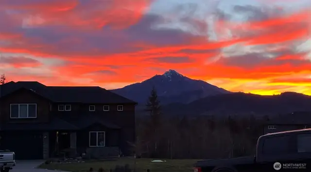 Enjoy fabulous sun rises from your front yard.