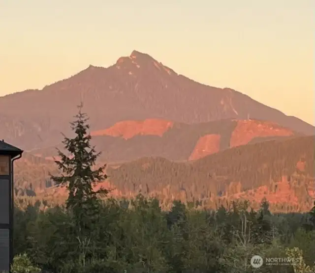 Mount Pilchuck from the front porch.