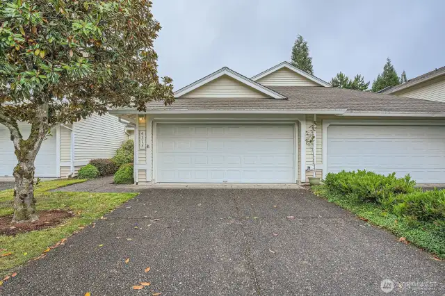 Two car garage