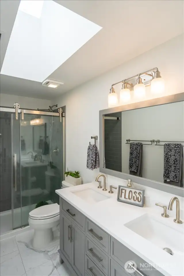 Skylight in 2nd Bath