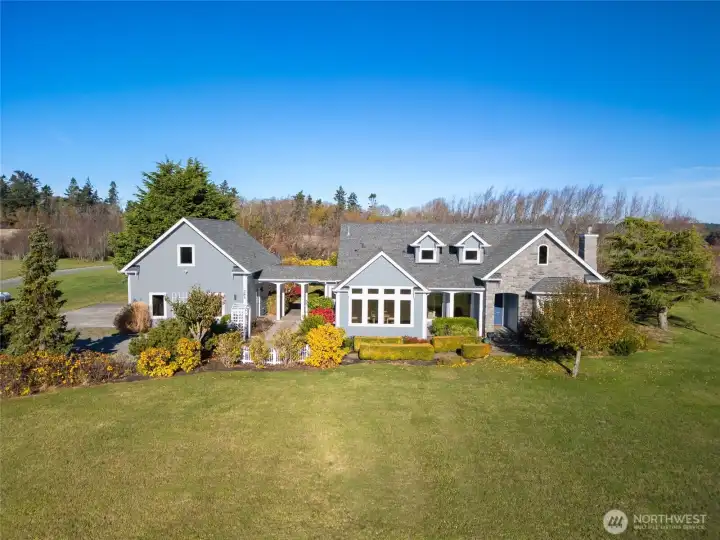 5 pristine acres within Ebey’s Landing Preserve, offering privacy, open space, and scenic Whidbey Island surroundings off a quiet private road.