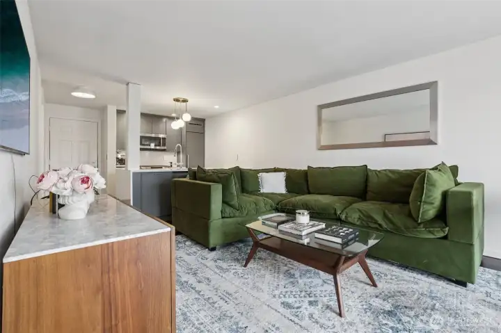 Open floor plan offers so much flexible space for your style and flair.