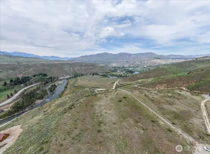 View of Methow River from the site