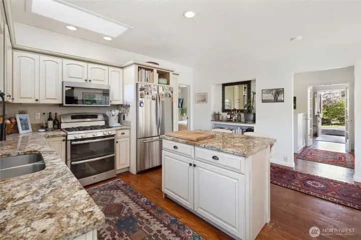 Open concept kitchen