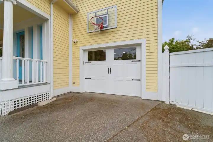 Exercise outside with a little game of pick-up