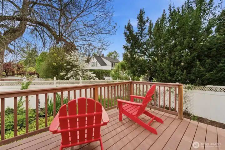 Enjoy a cup of coffee in the morning or an afternoon BBQ while you listen to the calming waters for your very own creek that flows through your backyard