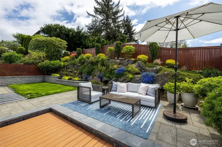 Professionally Landscaped backyard. Professionally Landscaped backyard.