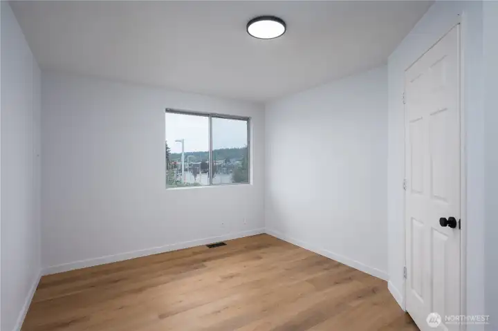 One of Unit B's bedrooms