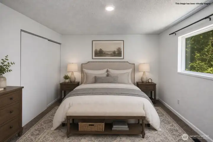 Virtually staged