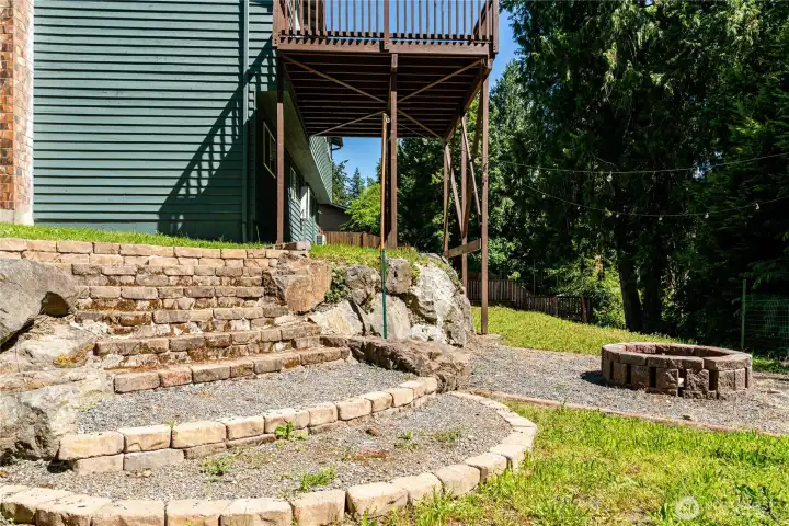 Fire pit from the other side