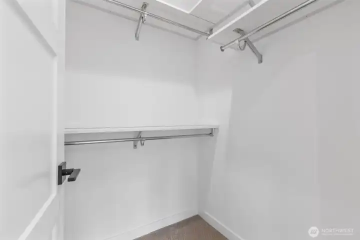 Primary walk-in closet