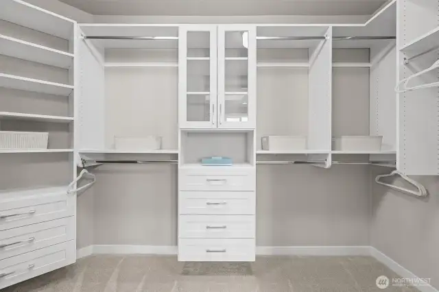 New closet organizers with tons of options for storage