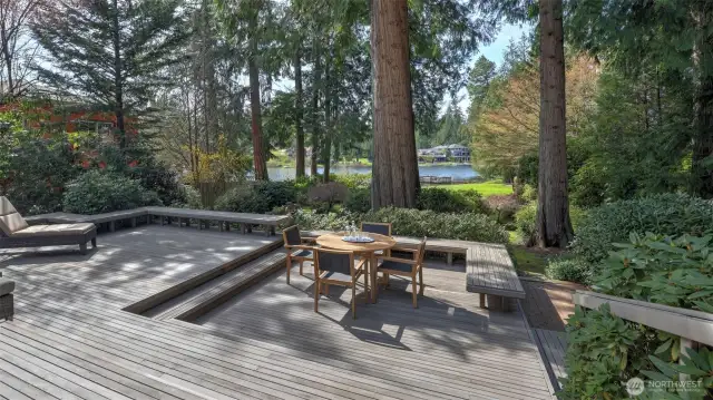 Enjoy the views while having a casual meal or entertaining on the spacious and versatile deck.