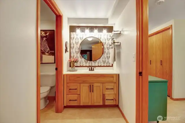The bath off the primary bedroom