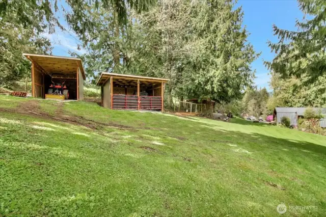 Two outbuildings to store farm equipment etc.