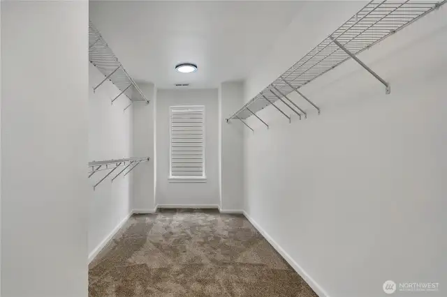 There are walk-in closets everywhere upstairs. The storage in this home is unbeatable.