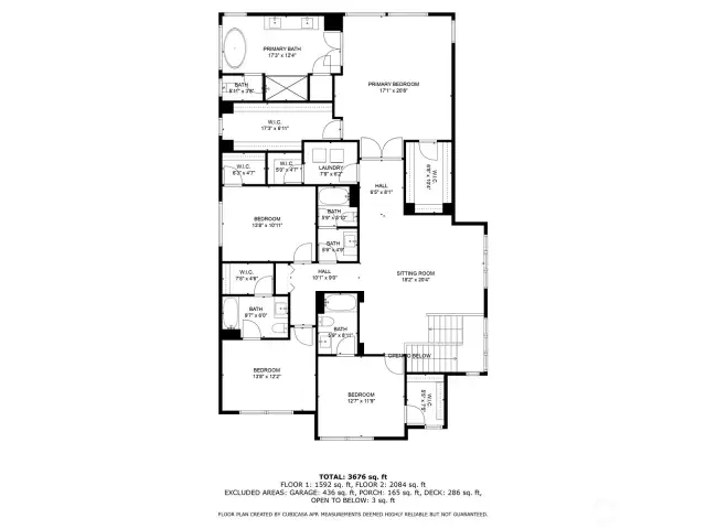 Measurements are for informational purposes but may not be exact. Buyer to verify.