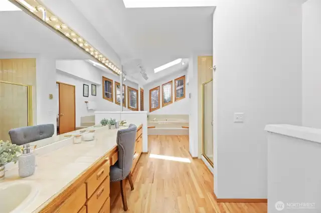 Owner's ensuite with space galore.