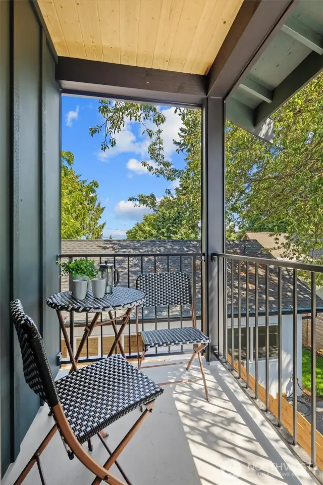 Private Balcony with views (Primary Suite)