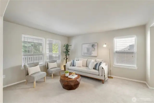 Formal living area to relax & enjoy.