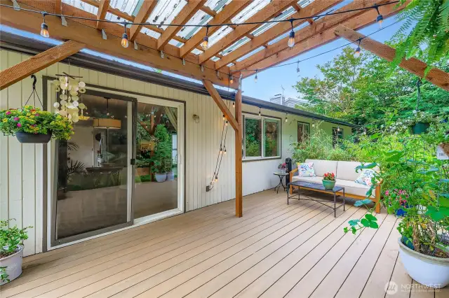 Daylight deck pergola...let the sun shine!