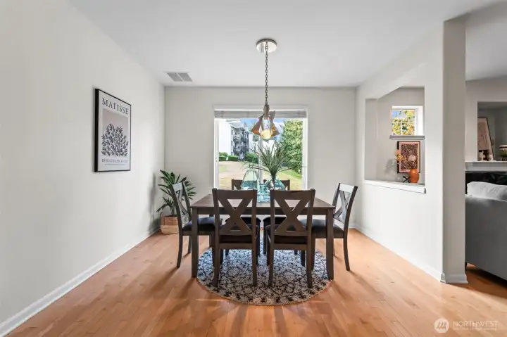 Formal dining area