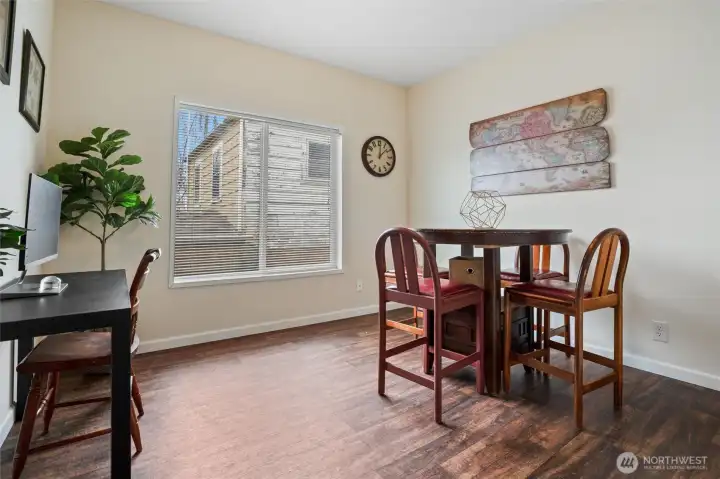 Currently used as a office technically the 2nd bedroom with closet