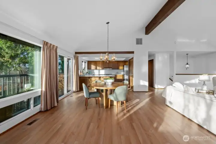 Party sized dining room