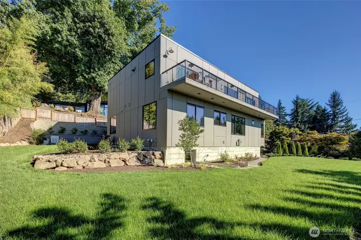 North end with a western view AND a level yard!  When does that happen?!  Hit a ball, plant a garden, install a  big toy, options are endless.