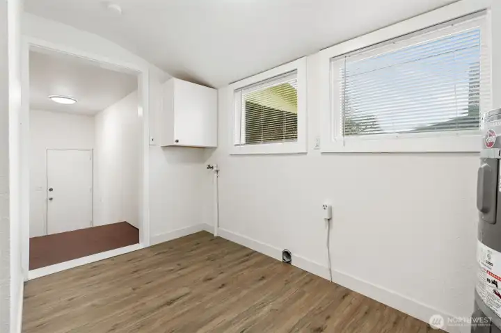 Laundry Room, back entry door