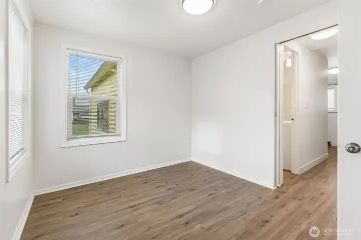 Bedroom #2, hall and bathroom