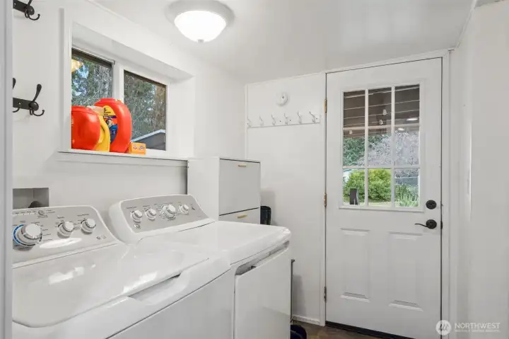 Back Entry to Mudroom.