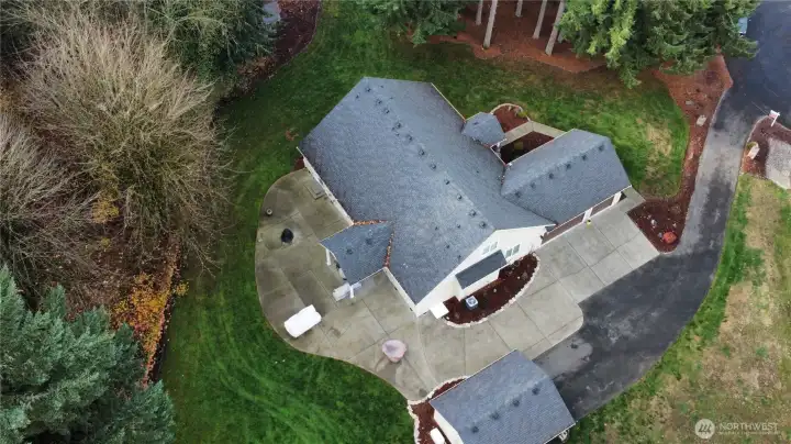 Nestled amongst the trees