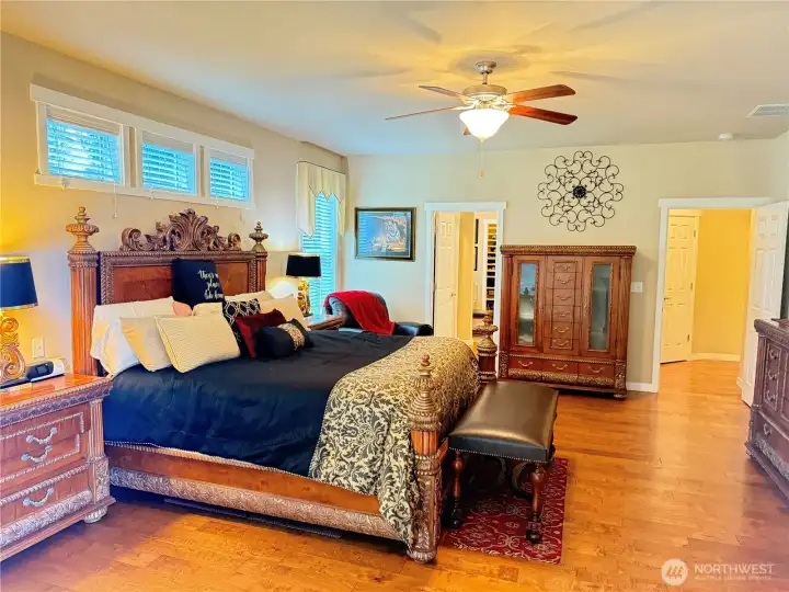 Primary suite is beautiful