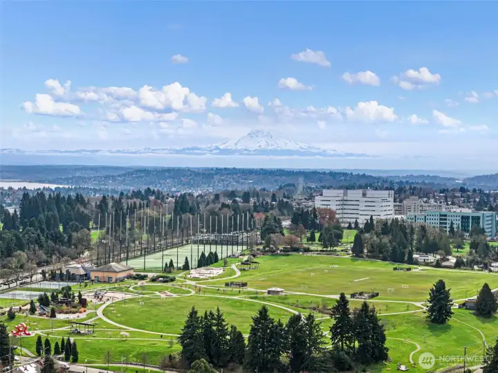 Jefferson Park and Mt. Rainier