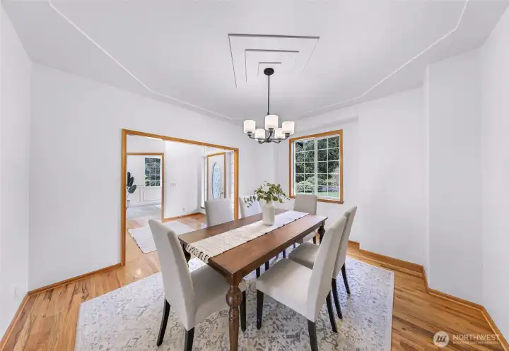 Formal dining room for special gatherings and celebrations