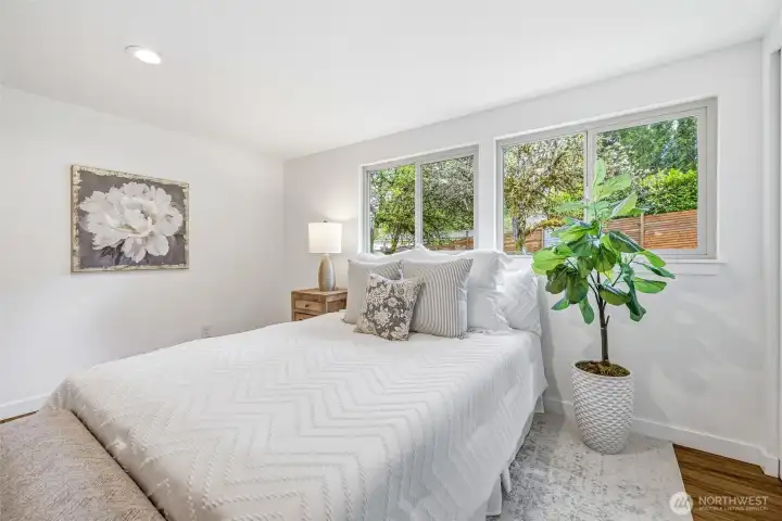 Another view of the primary bedroom.