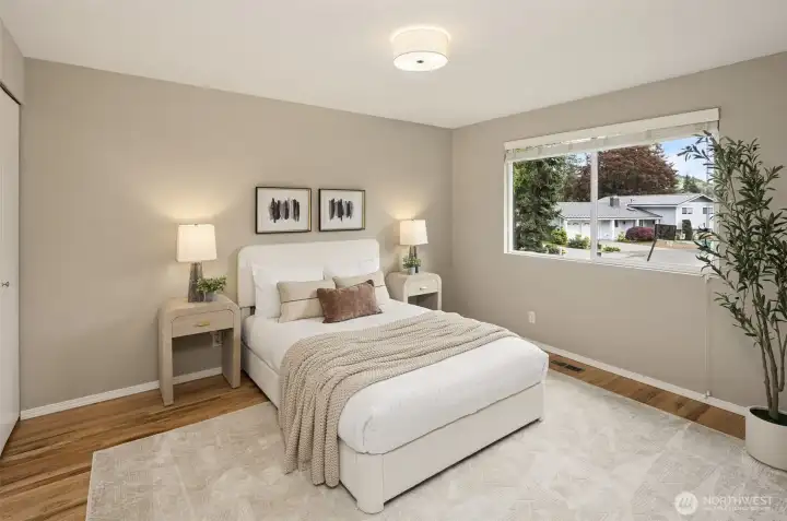 Light filled Guest room