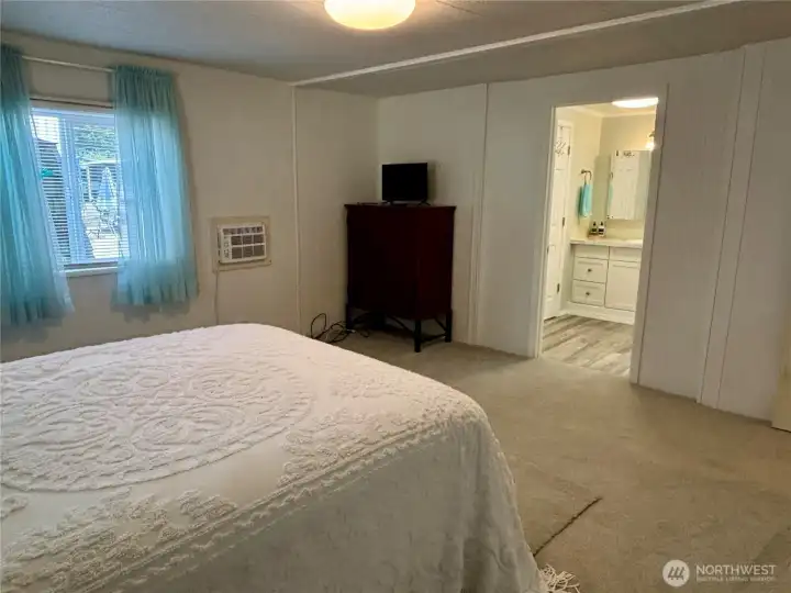 Primary bedroom is huge
