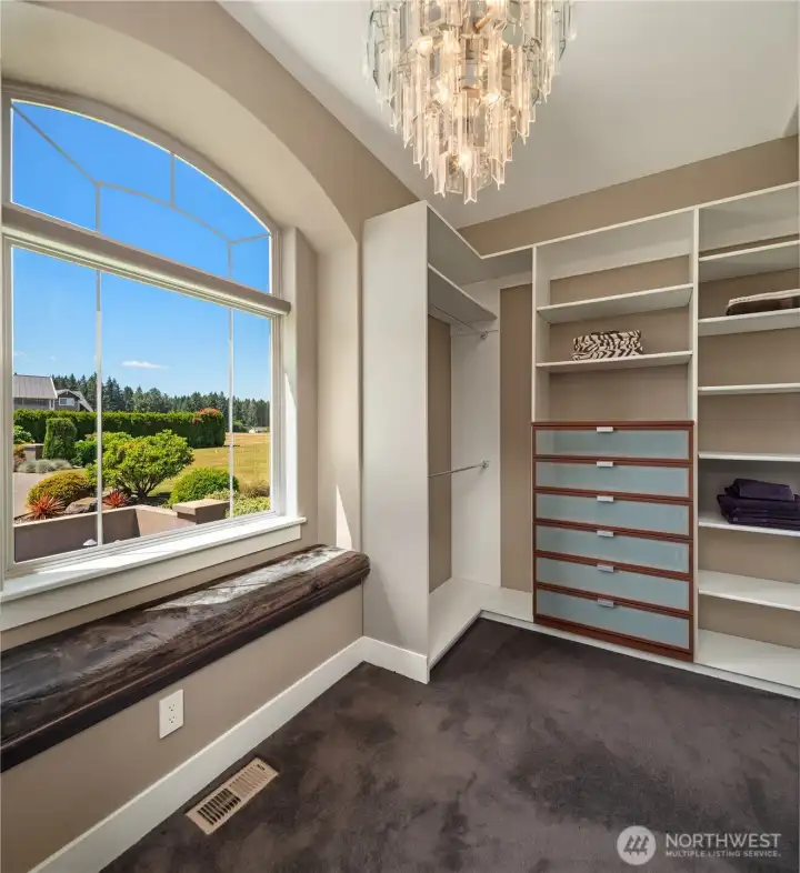 Amazing walk in Closet!