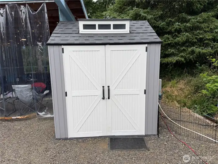 Storage shed for those extra beach toys