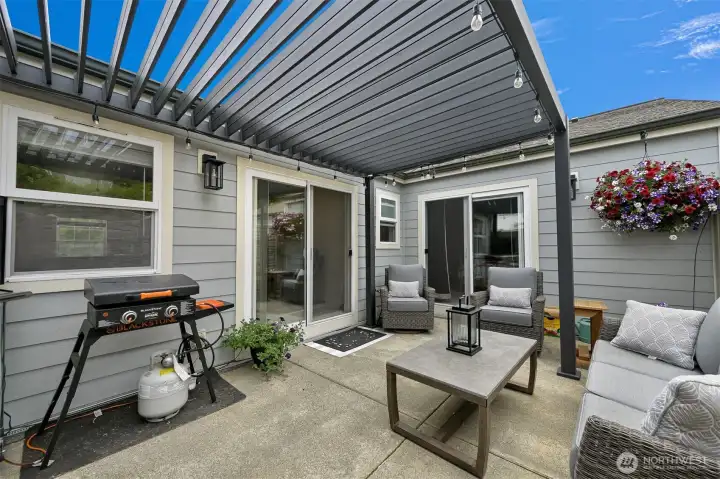 Covered or Open outside living area to be enjoyed in any season.