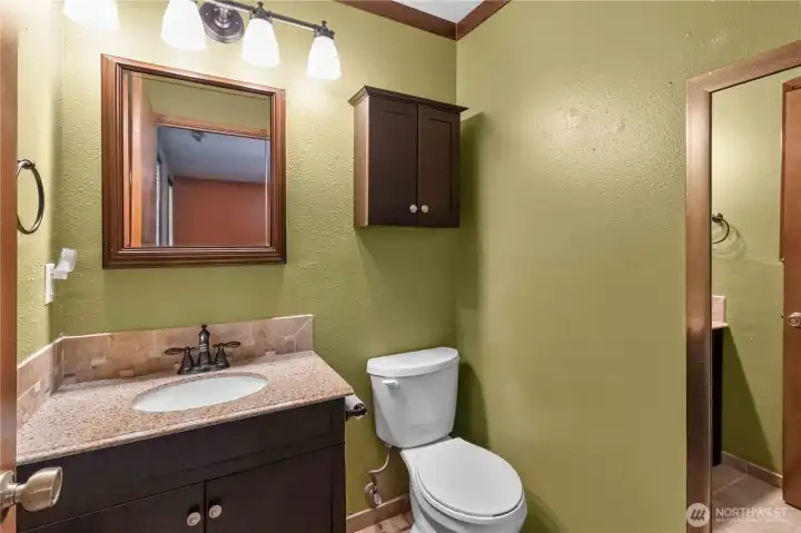 Primary half bathroom