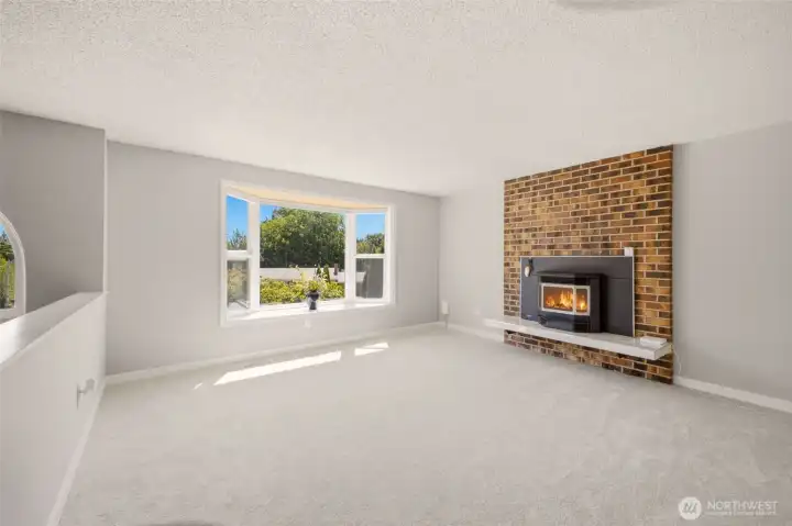 Large bay window