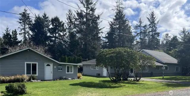Because of zoning, this cottage can be an ADU or guest quarters.